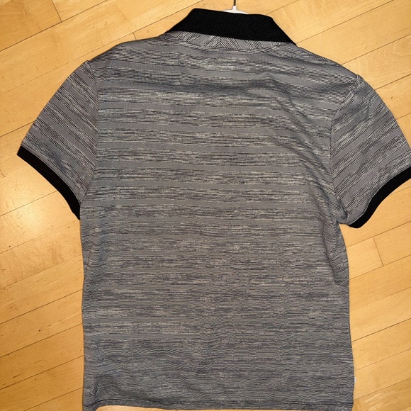 Puma dry cell black brush stripe polo, XL, CB2578 - Picture 3 of 4